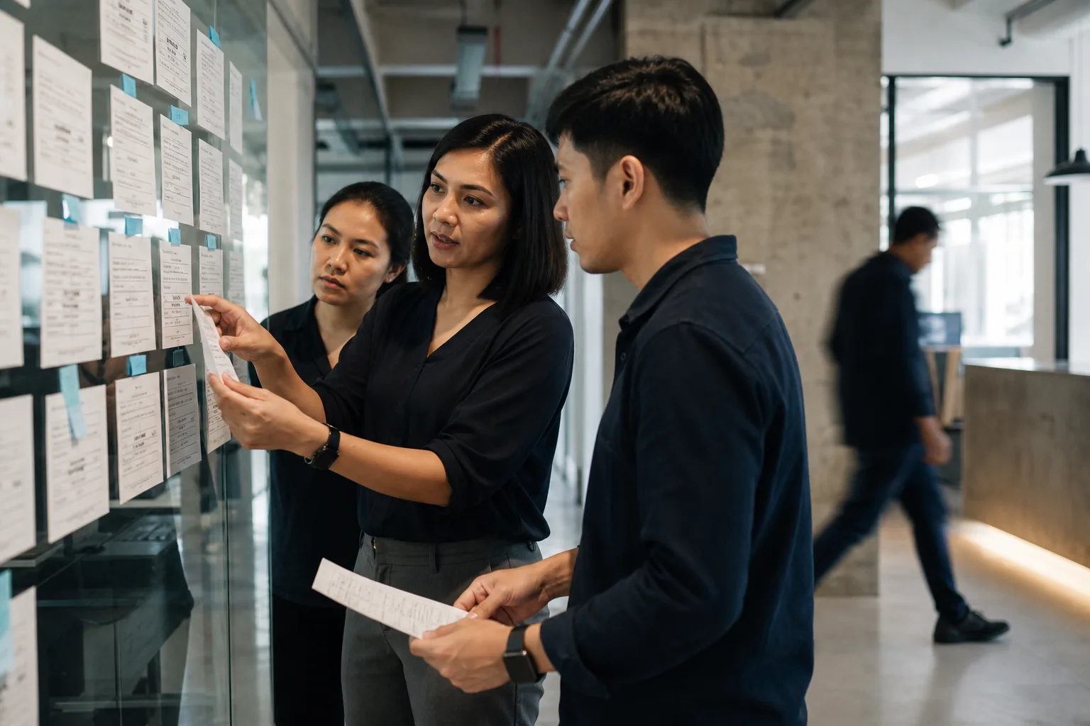Revenue operations team coordinating qualification and sales handoffs